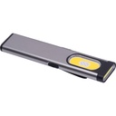 Latarka aluminiowa z recyklingu MICHAEL 95493 - Szary