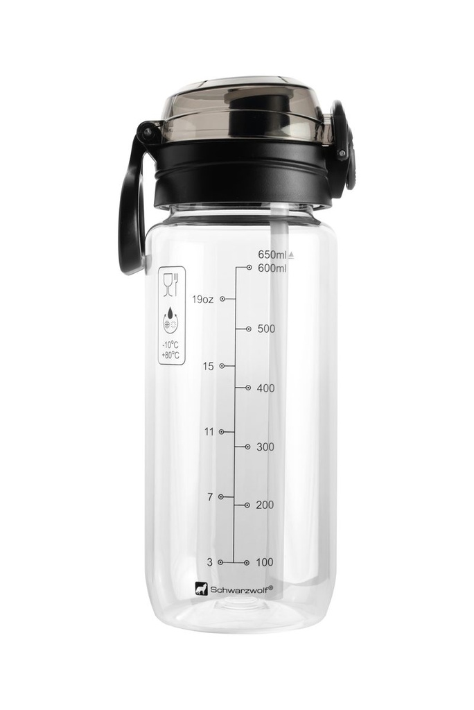 Butelka z tritanu 650 ml KARISIMBI Schwarzwolf F491270 - Przeźroczysty