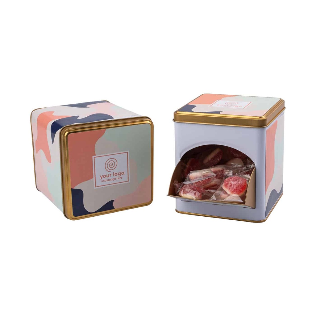 Żelki display tin – Żelki Jelly Pack Malinki: jeżynowe – pakiet 50 szt.