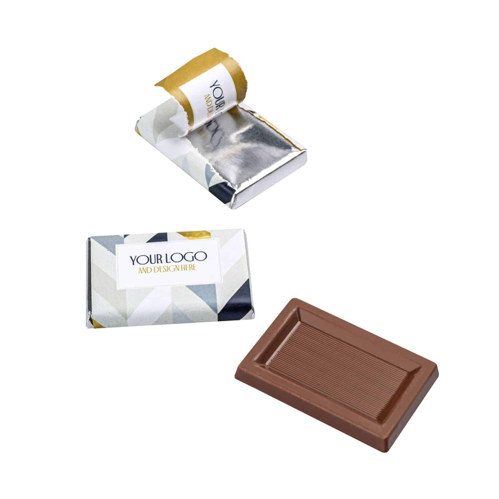 Mini czekoladka tabliczka 10 g z wróżbą – Biała – wariant 2 – pakiet 500 szt.