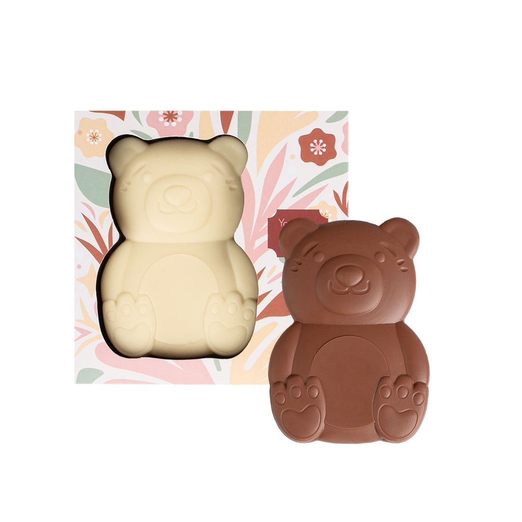 Czekolada Choco4mat miś – Mleczna – pakiet 100 szt.