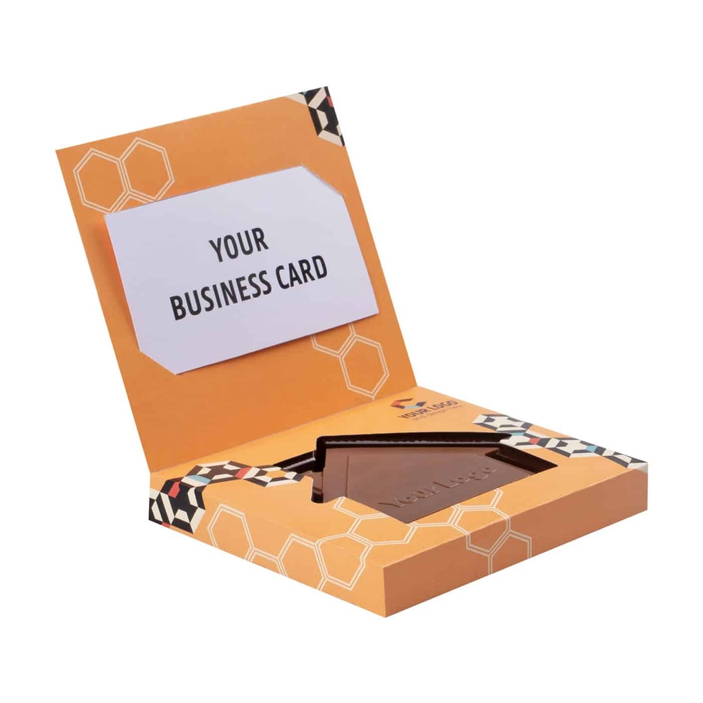 Czekolada Choco4mat mini domek z wizytówką – Mleczna – pakiet 200 szt.