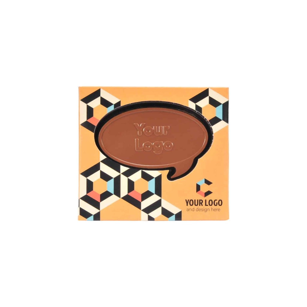 Czekolada Choco4mat mini chmurka – Mleczna bez cukru – pakiet 200 szt.