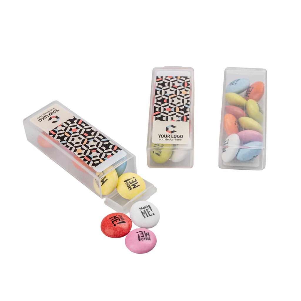 Czekoladowe lentilki brand me! smile box – Mleczna – pakiet 250 szt.