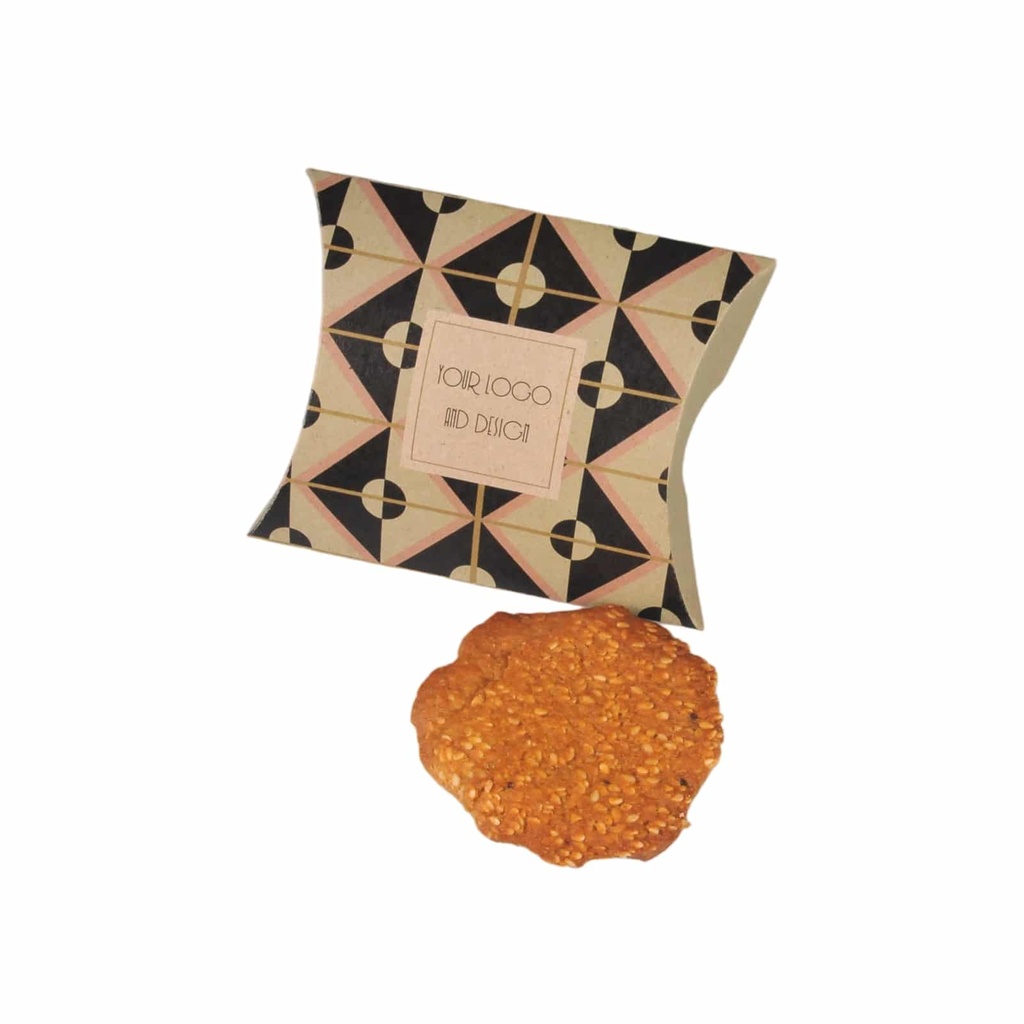 Ciastko pure cookie – Sezamowe z pyłkiem pszczelim – pakiet 200 szt.