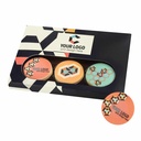 Praliny choco circle 6 szt. – Biała z sycylijskich migdałów – pakiet 100 szt.