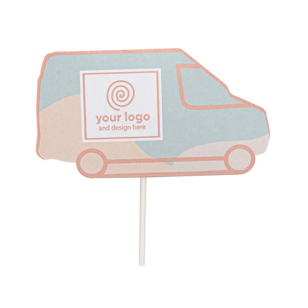 Lizak owocowy Lolly Holder bus – Miks smaków – wariant 2 – pakiet 1000 szt.