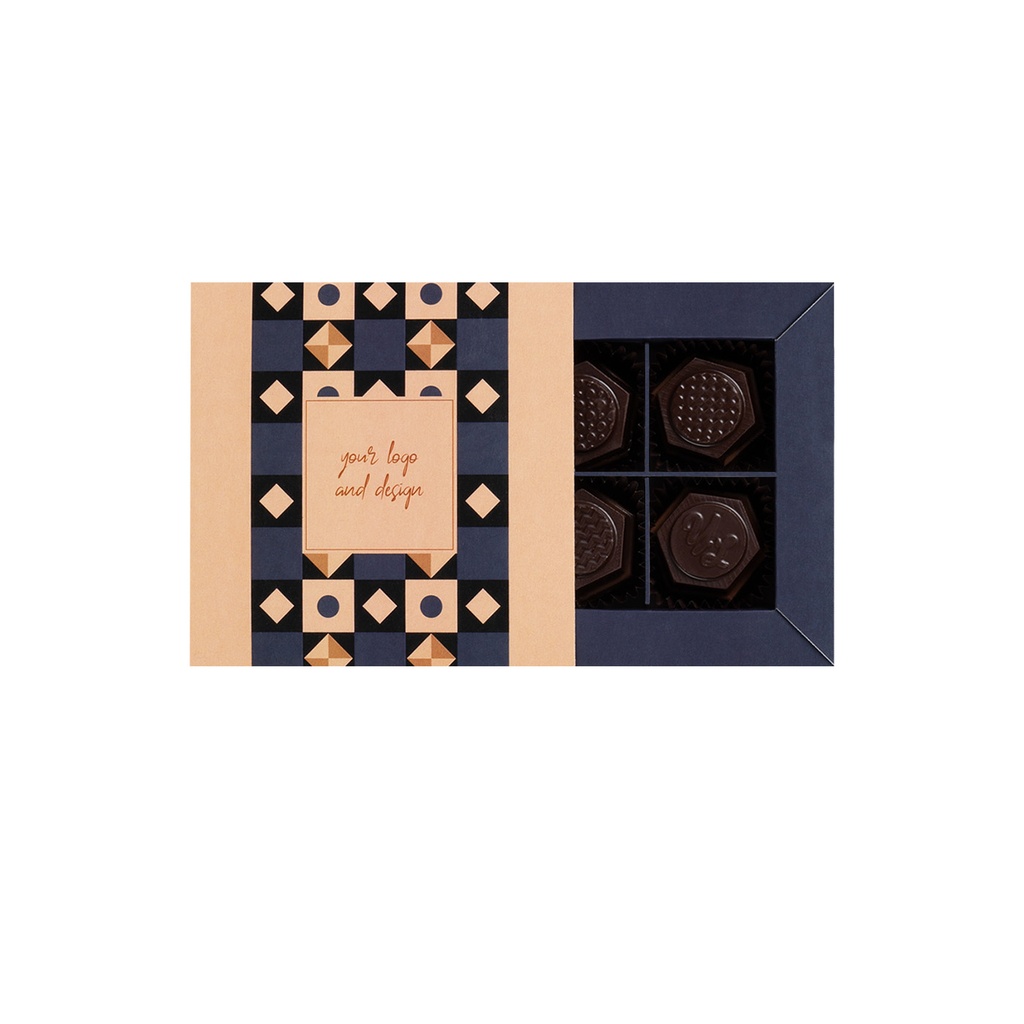Pralinki coffee bliss quartet – Miks czekolad – pakiet 100 szt.
