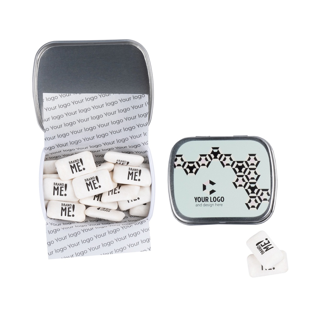 Puszka prostokątna mini brand me! mints – pakiet 250 szt.