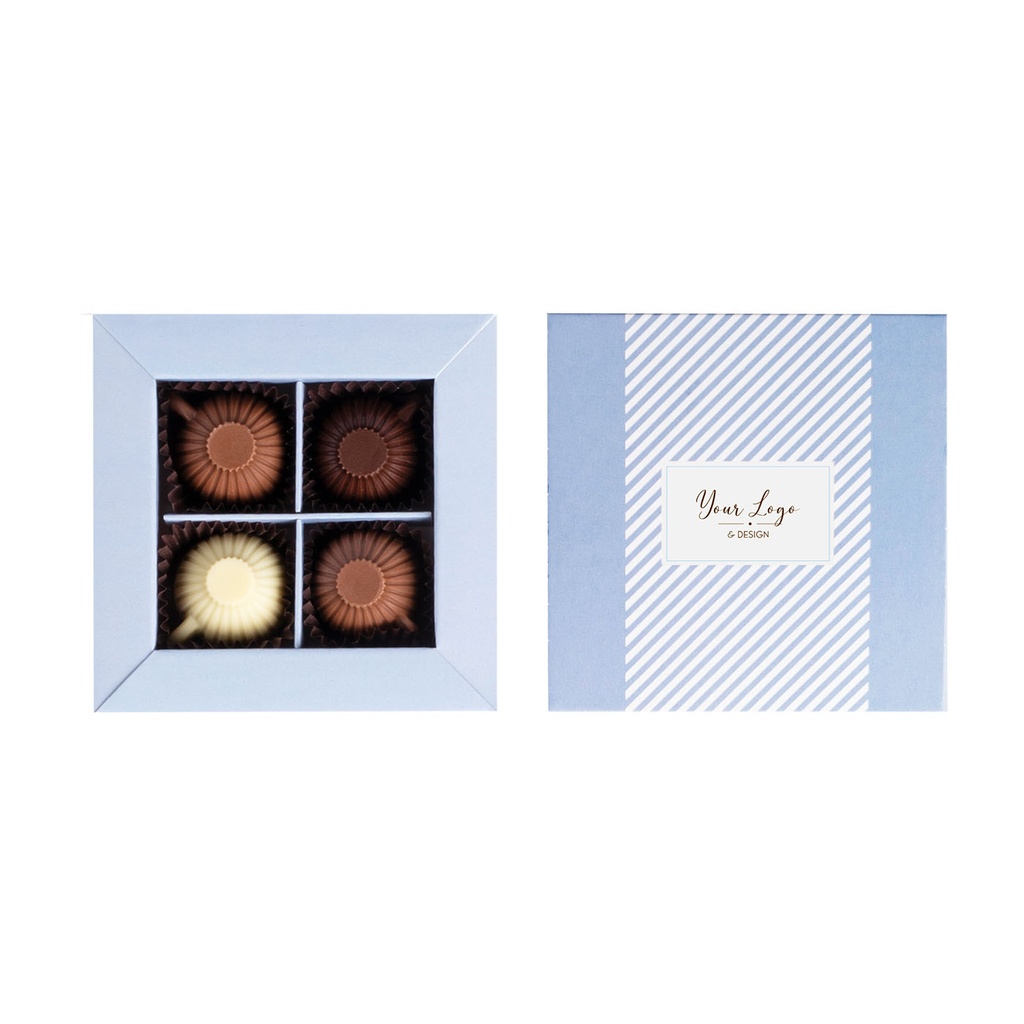 Kolekcja Chocofino 4 szt. – Praliny filiżanki – pakiet 100 szt.