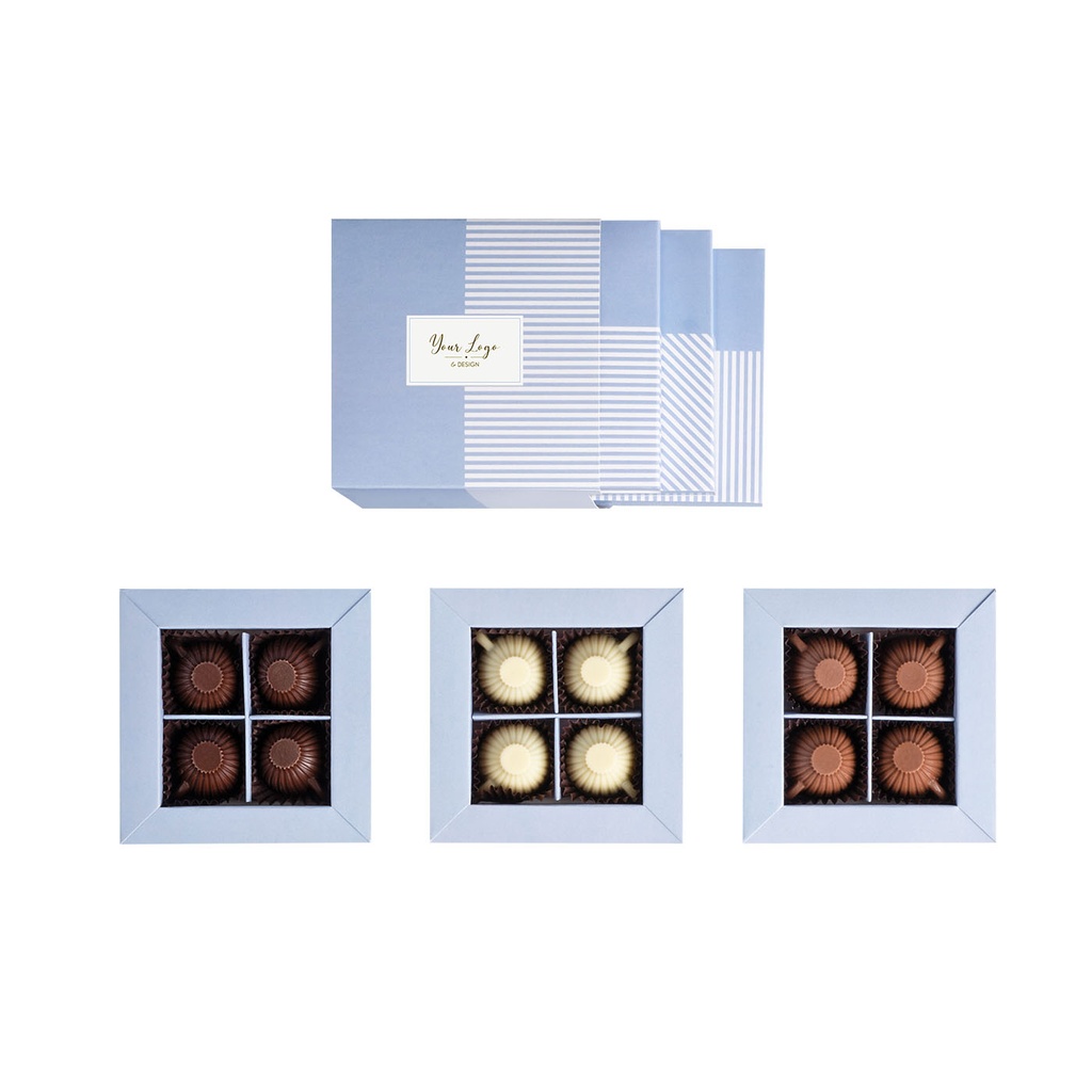 Kolekcja Chocofino terrazze – Praliny filiżanki – pakiet 50 szt.