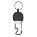 Wysuwany brelok MO2319-03 - Czarny