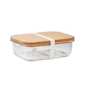 Szklany lunch box MO2255-22 - Przezroczysty