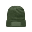 Czapka unisex poliester RPET MO2359-60 - Ciemnozielony