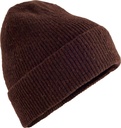 Czapka dzianinowa z domieszką wełny CB388 - Brown Marl