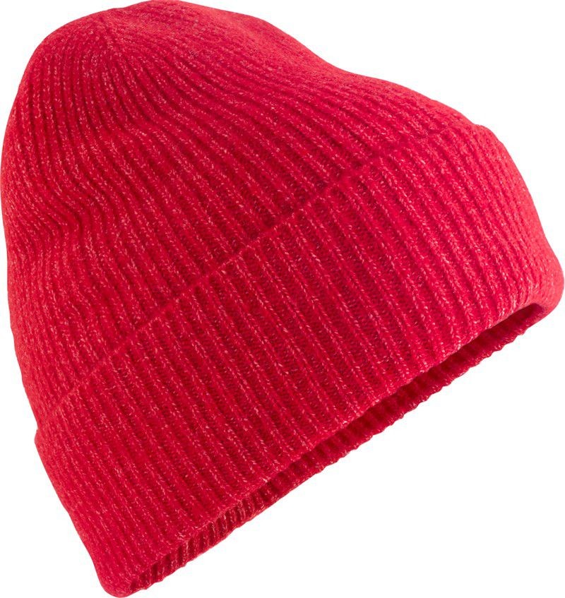 Czapka dzianinowa z domieszką wełny CB388 - Red Marl