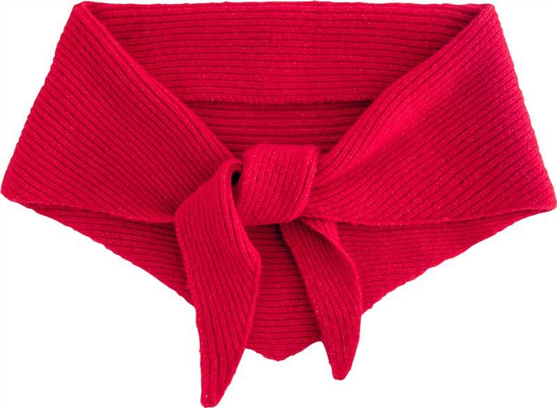 Dzianinowa chusta trójkątna CB402 - Bright Red