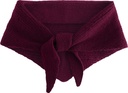 Dzianinowa chusta trójkątna CB402 - Burgundy