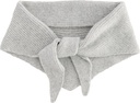 Dzianinowa chusta trójkątna CB402 - Heather Grey