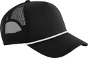 Czapka trucker 5-panelowa ze sznurkiem CB633 - Black / White