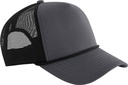 Czapka trucker 5-panelowa ze sznurkiem CB633 - Graphite Grey / Black
