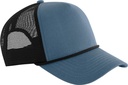 Czapka trucker 5-panelowa ze sznurkiem CB633 - Slate Blue / Black