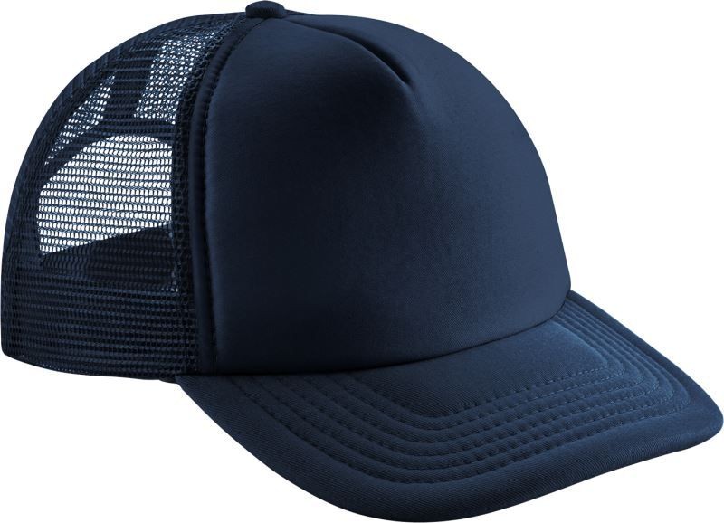 Czapka trucker snapback w stylu vintage CB645 - French Navy / French Navy