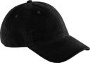 Sztruksowa czapka typu dad cap CB692 - Black
