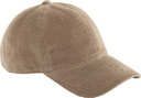 Sztruksowa czapka typu dad cap CB692 - Sand