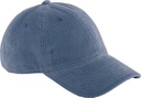 Sztruksowa czapka typu dad cap CB692 - Slate Blue