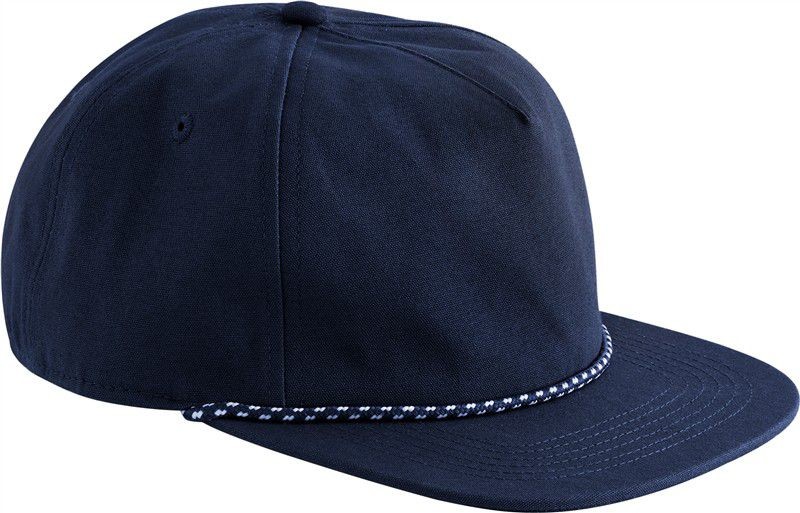 Czapka 5-panelowa z bawełny organicznej ze sznurkiem CB864N - Oxford Navy