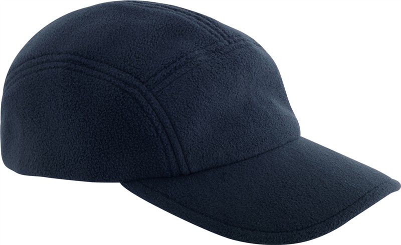 Czapka 5-panelowa z polaru z recyklingu CB254R - French Navy