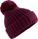 Czapka dzianinowa z naszywką Toasty CB329 - Burgundy