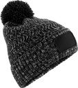 Czapka z pomponem i naszywką Ramble CB331 - Black Twist