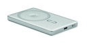 Magnetyczny powerbank 5000mAh MO3179-16 - srebrny mat