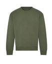 Bluza Oversize Gruba Bawełniana JH123 - Earthy Green
