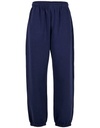 Spodnie Dresowe Luzne Bawelniano Poliestrowe BY286 - Navy