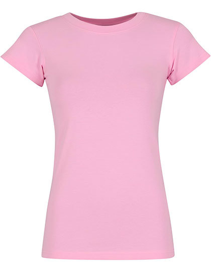 Damski t-shirt basic BY384 - Soft Pink