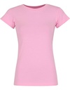 Damski t-shirt basic BY384 - Soft Pink
