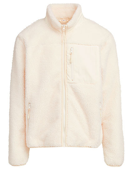 Kurtka Sherpa Ciepla BY406 - White Sand