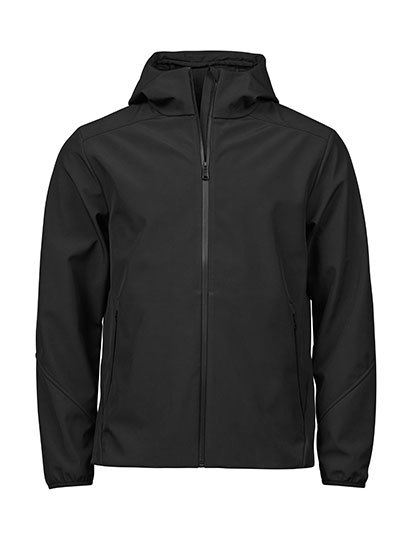 Kurtka Męska Softshell z Kapturem TJ9524 - Black