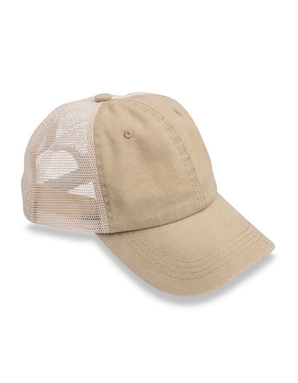 Czapka Trucker Bawełniana Vintage RH094 - Vintage Stone