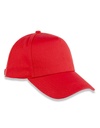 Czapka z Daszkiem Bawełniana RH096 - Red