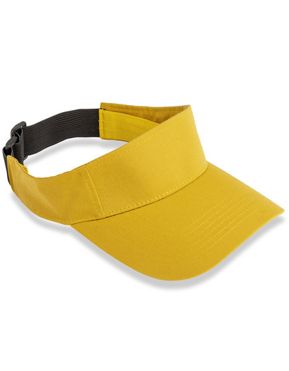 Czapka Sportowa z Daszkiem Poliestrowa RH990 - Mustard