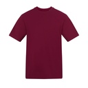 T-shirt Klasyczny Bawełniany AWT002 - Burgundy