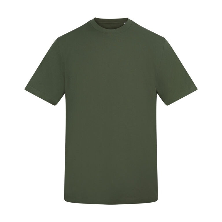 T-shirt Klasyczny Bawełniany AWT002 - Earthy Green