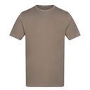 T-shirt Klasyczny Bawełniany AWT002 - Mocha Brown