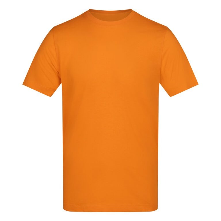 T-shirt Klasyczny Bawełniany AWT002 - Orange Crush
