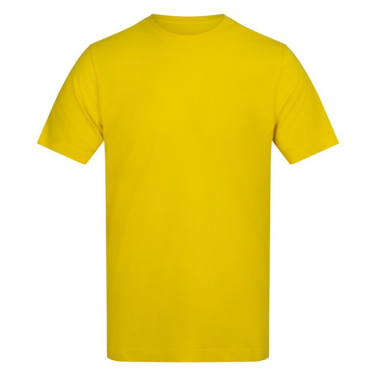 T-shirt Klasyczny Bawełniany AWT002 - Sun Yellow