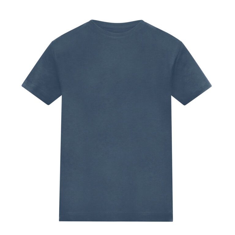 T-shirt Dziecięcy Klasyczny Bawełniany AWT002J - Airforce Blue